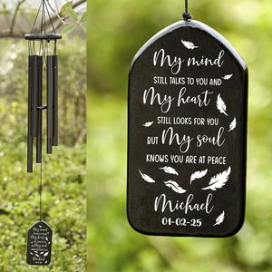 My Mind Still Talks To You Personalized Memorial Wind Chimes HA75 891976