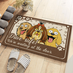 I'm Waiting At The Door Doormat For Dog Lover TH10 892721