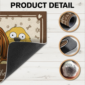 I'm Waiting At The Door Doormat For Dog Lover TH10 892721