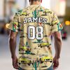 Custom Car Photo Authentic Hawaiian Baseball Jersey Shirt HO82 894258