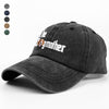 Custom Photo Dog Dad Dog Mother Washed Denim Baseball Cap Gift for Dog Lovers TH10 894281