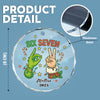 Personalized Funny ‘Six Seven’, Holiday Glass Xmas Decor Glass Ornament HA75 898306