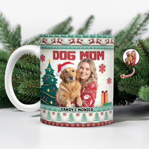 Custom Christmas Dog Mom Cat Mom- Personalized Custom 3D Inflated Effect Mug CH07 896588