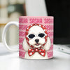 Custom Dog Photo Watercolor Print Full Mug - Personalized Pet Mug, Custom Dog Lover Gift for Family & Friends CH07 180448