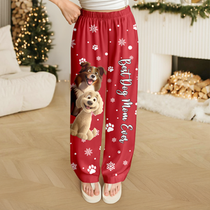 Custom Cute 3D Dog Dog Best Dad Ever, Best Dog Mom Ever Sweatpants HA75 898190