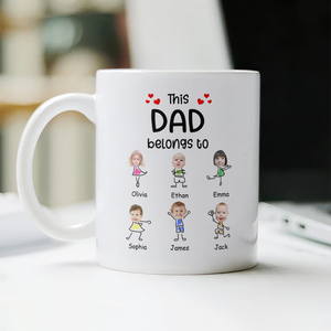 Custom Photo This Grandpa Belongs To - Personalized Father's Day Grandpa Mug TH10 892949