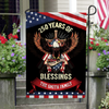 Custom Family Name 250 Years Of Blessings Garden Flag Patriotic Decor CH07 910040