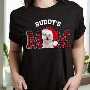Custom Photo Dog Cat Dad Dark Shirt Christmas Gift For Family HO82 894396