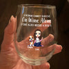 A Woman Cannot Survive On Wine Alone Dog Mom - Personalized Wine Glass CH07 895512