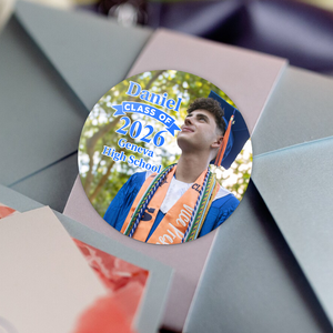 Custom Photo Class Of 2025 Congrats Graduation Roll Sticker TA29 890290