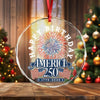 America 250 Semiquincentennial Fireworks Celebration Glass Ornament HO82 894608