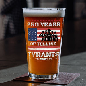 250 Years USA 250th Anniversary America Celebration Beer Glass CH07 896748
