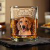 Custom Photo Dear Mom Forget Mother's Day We Woof You Everyday Dog Print Rock Glass HA75 892060