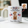 Custom You're My Favorite Flag America Mug for Dog Lovers LM32 899129