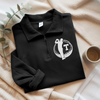 Custom Initial Name Embroidered Quarter Zip Sweater Gift For Golf Lovers CH07 910020