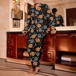 Custom Best Dog Mom Dog Dad Photo Personalized Pajamas Gift For Dog Lovers CH07 896498