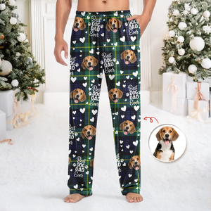 Custom Photo Best Dog Mom, Best Dog Dad Ever Sweatpants HA75 897618
