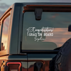 Custom Name Congratulations! Grad On Board Car Window Decal Sticker TH10 898491