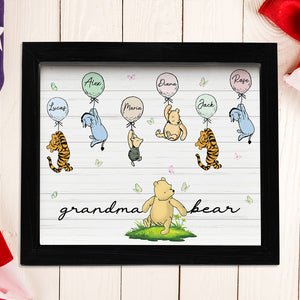 Custom Mama Grandma Bear With Kids Picture Frame Gift For Mother’s Day HO82 893530