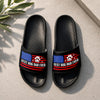 Custom Name Best Dog Dad Ever American Flag Slide Sandals HA75 921644