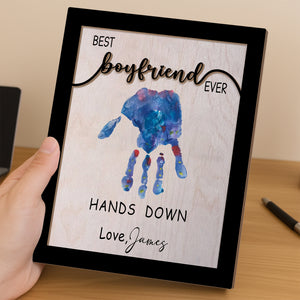 Personalized Best Couple Ever 2-Layered Wooden Plaque With Stand Valentine's Day TH10 896959