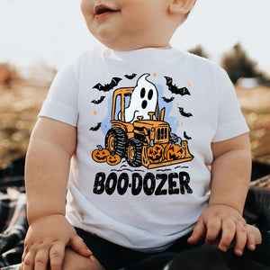 Boo-Dozer Funny Halloween Kid Shirt HA75 897538