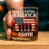 Salute To America Veteran Whiskey Glass Happy 250th Anniversary of America Gifts CH07 896726