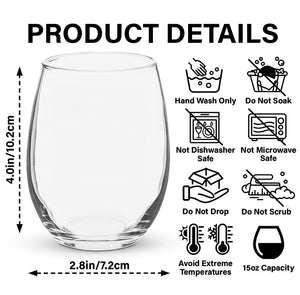 America 250 Firework Wine Glass TH10 894645