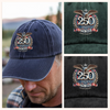 USA Eagles 250th Anniversary Semiquincentennial 1776-2026 Washed Denim Baseball Cap LM32 897785