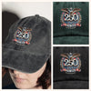 USA Eagles 250th Anniversary Semiquincentennial 1776-2026 Washed Denim Baseball Cap LM32 897785