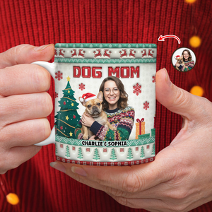 Custom Christmas Dog Mom Cat Mom- Personalized Custom 3D Inflated Effect Mug CH07 896588