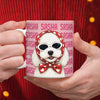 Custom Dog Photo Watercolor Print Full Mug - Personalized Pet Mug, Custom Dog Lover Gift for Family & Friends CH07 180448
