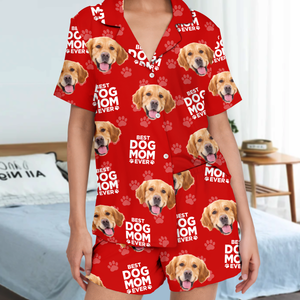 Custom Photo Best Dad Mom Ever For Pet Lover Short Pajamas TH10 894159