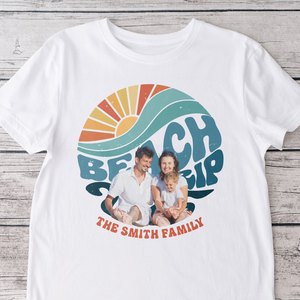 Custom Photo Beach Shirt – Personalized Summer Shirt For Beach Trip, Beach Vacation LM32 893809