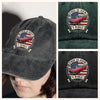 This Is How I Roll - Custom Car Photo Route 66 Vintage Washed Denim Baseball Cap CH07 896426