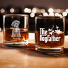 Custom Photo The Dog Father Whiskey Glass Gift For Dog Lover Cat Lover CH07 895546