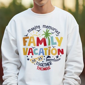 Personalized Family Vacation 2025 Making Memories Together Light Shirt LM32 893813