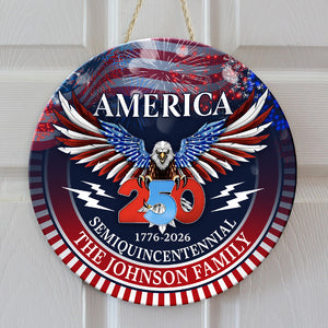 250 Years America Semiquincentennial Personalized Doorsign HA75 898480