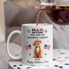 Custom You're My Favorite Flag America Mug for Dog Lovers LM32 899129
