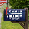 Custom Family Name 250 Years of Freedom We The People Patriotic Mailbox Cover HO82 900920