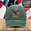Custom Name US 250 Years Anniversary Eagle Embroidered Baseball Cap HO82 901698