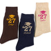 Custom Name Graduation Socks 2027 - Personalized Senior Gift for Her LM32 669919