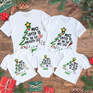 Custom Name Most Likely To Family Christmas Bright Shirt TH10 896007