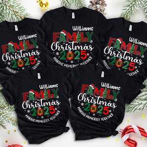 Making Memories Together - Personalized Shirt Christmas Gift For Family HO82 900032