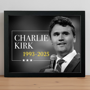 Charlie Kirk Memorial Pictrure Frame TH10 64413