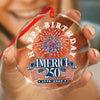 America 250 Semiquincentennial Fireworks Celebration Glass Ornament HO82 894608
