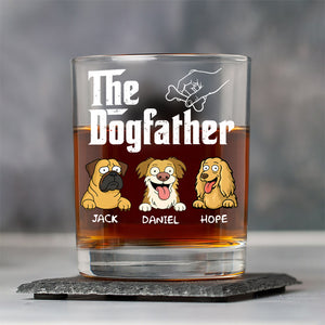 The DogFather Personalized Rock Glass Gift For Dog Lovers CH07 895648
