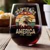 USA 250 Years Wine Glass TH10 894621