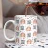 Custom Face Best Dad, Mom Ever Colored Stars Print Full Mug - Gift for Parents LM32 669023