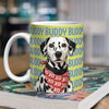 Custom Dog Photo Watercolor Print Full Mug - Personalized Pet Mug, Custom Dog Lover Gift for Family & Friends CH07 180448